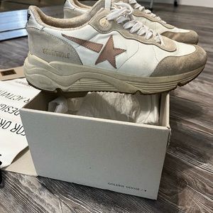 Golden Goose Women’s Running Sole dad shoe pink beige  Sneakers 39 size 9